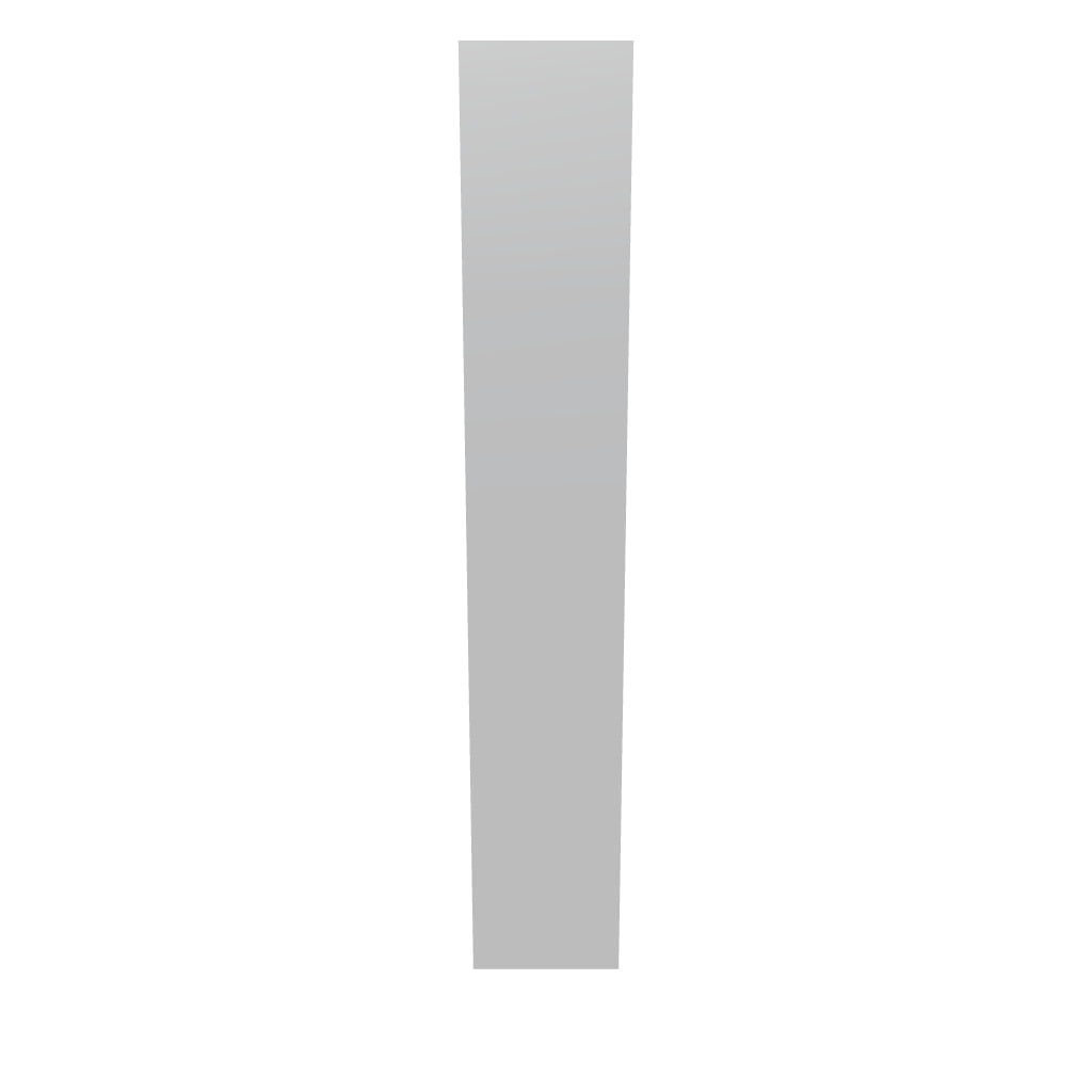Modernform Cabinet Matte White 6" W X 36" H Wall Filler