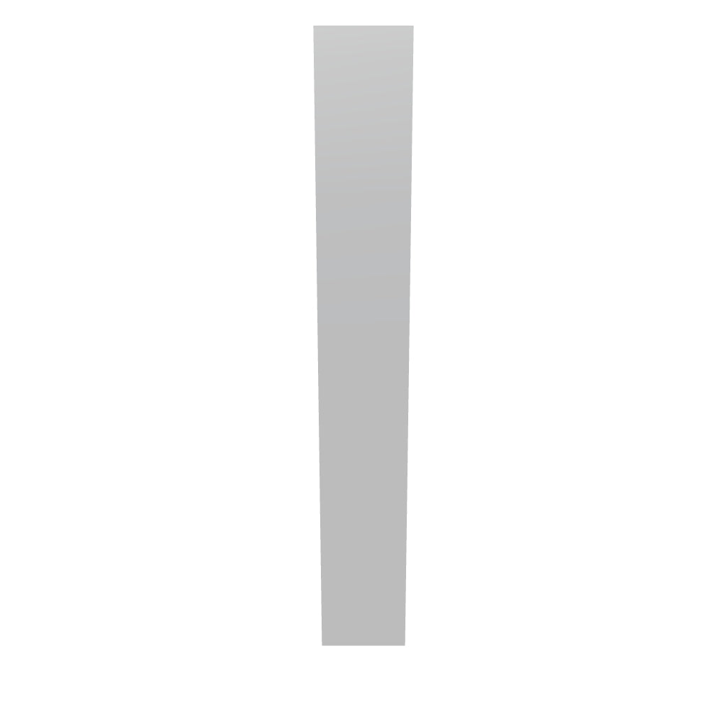 Modernform Cabinet Matte White 6" W X 42" H Wall Filler