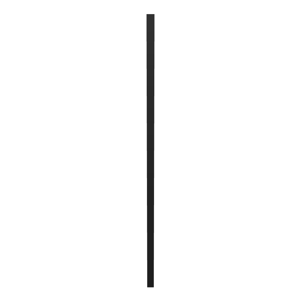 Modernform Cabinet Onyx Black Shaker 12" W X 30" H Wall Decorative Panel