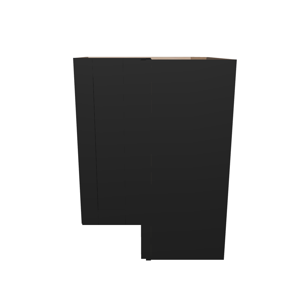 Modernform Cabinet Onyx Black Shaker 24" W X 30" H X 12" D Wall Easy Reach Cabinet