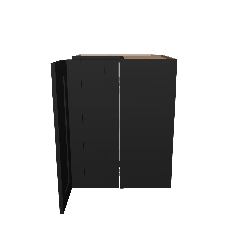 Modernform Cabinet Onyx Black Shaker 24" W X 30" H X 12" D Wall Easy Reach Cabinet