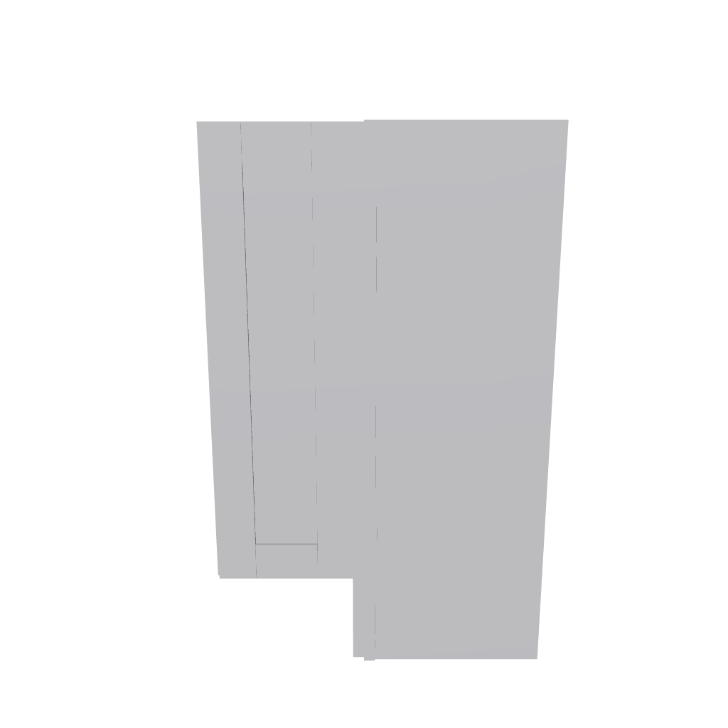 Modernform Cabinet Grey Shaker 24" W X 36" H X 12" D Wall Easy Reach Cabinet