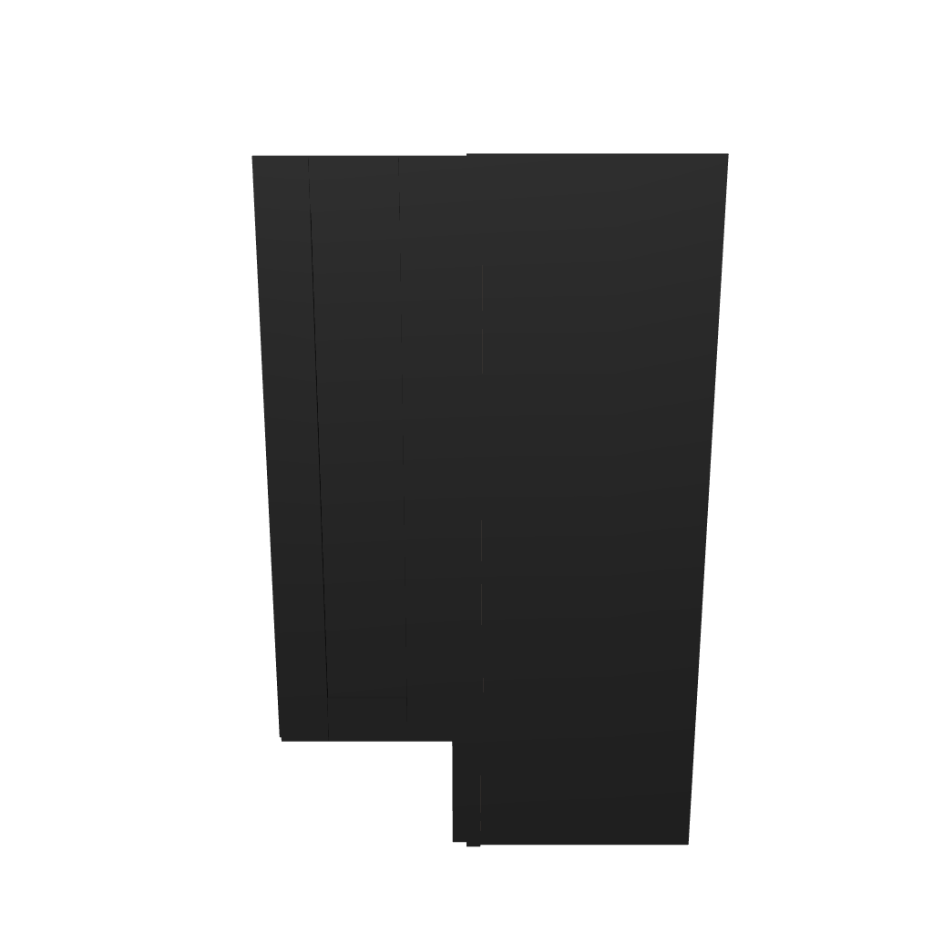 Modernform Cabinet Onyx Black Shaker 24" W X 36" H X 12" D Wall Easy Reach Cabinet