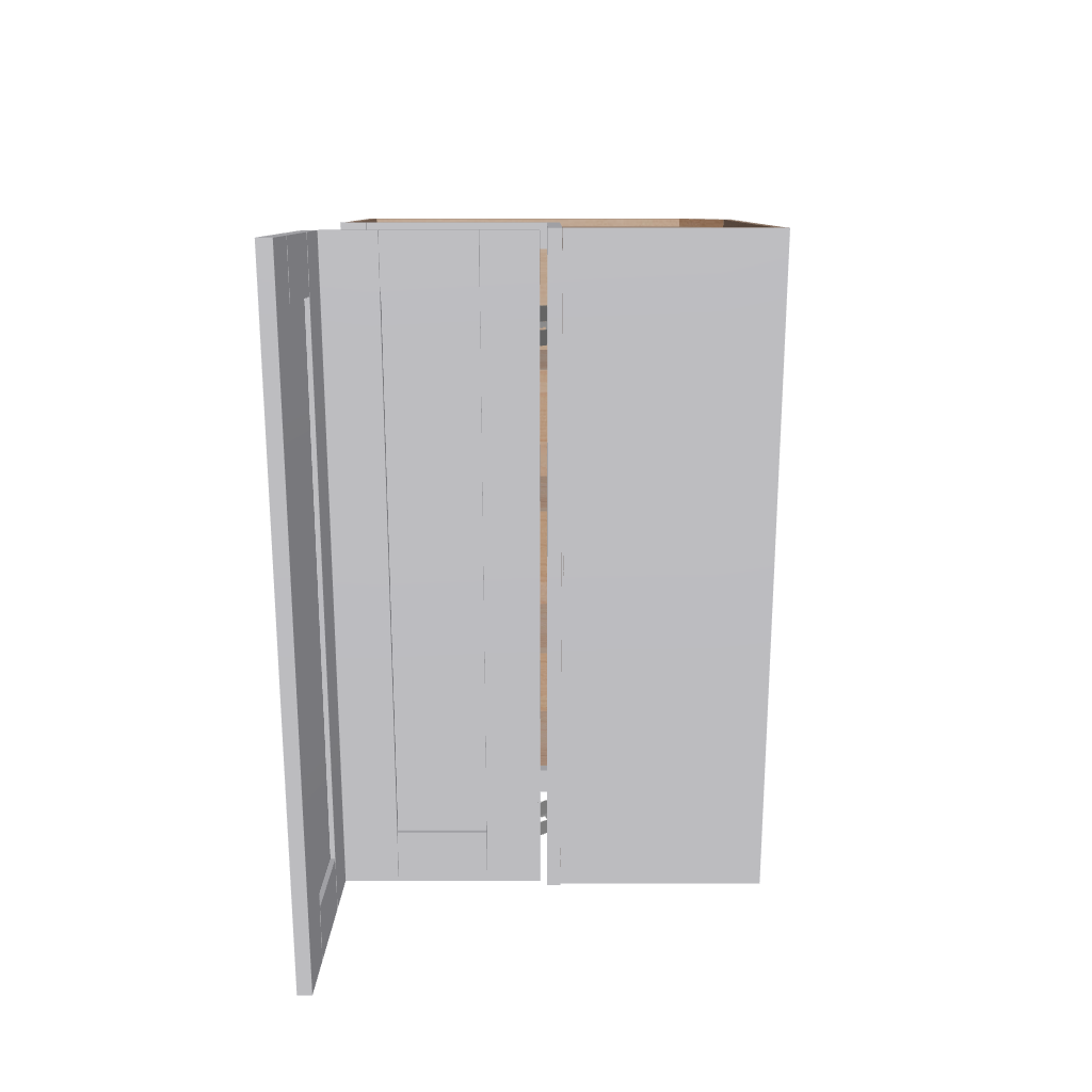Modernform Cabinet Grey Shaker 24" W X 36" H X 12" D Wall Easy Reach Cabinet