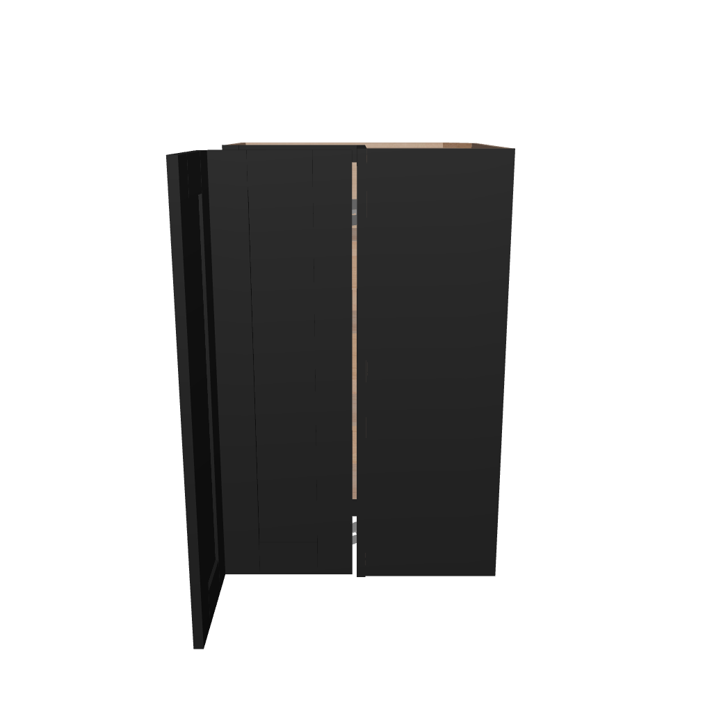 Modernform Cabinet Onyx Black Shaker 24" W X 36" H X 12" D Wall Easy Reach Cabinet