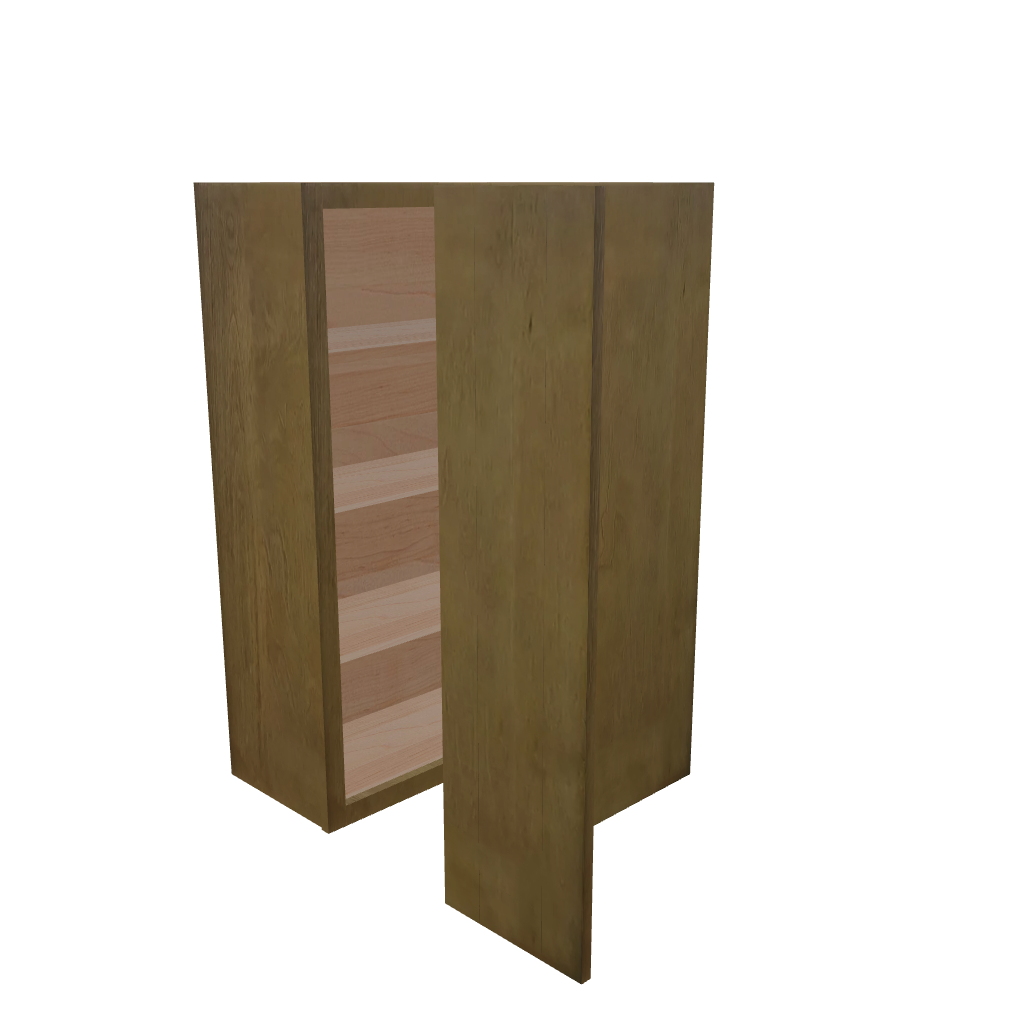 Modernform Cabinet Natural Shaker 24" W X 42" H X 12" D Wall Easy Reach Cabinet