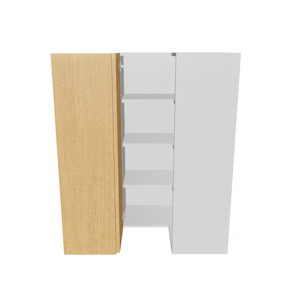 Modernform Cabinet Natural Oak 24" W X 42" H X 12" D Wall Easy Reach Cabinet