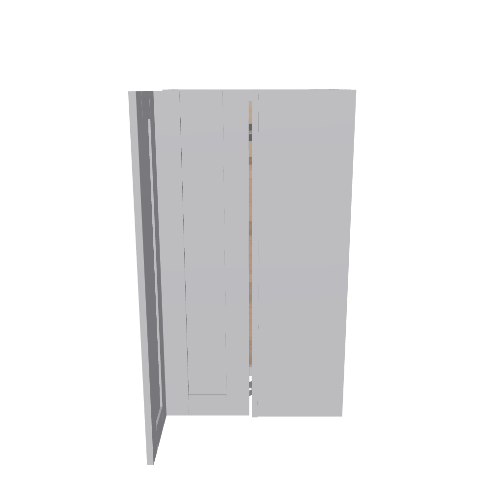 Modernform Cabinet Grey Shaker 24" W X 42" H X 12" D Wall Easy Reach Cabinet