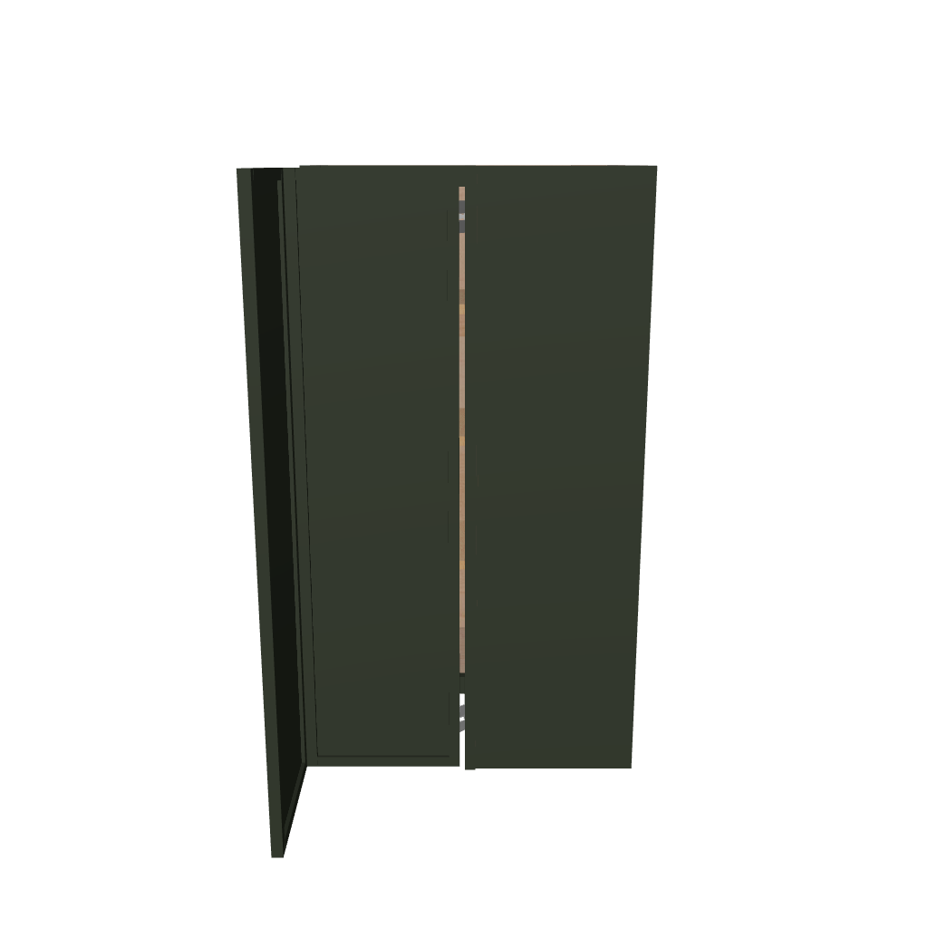Modernform Cabinet Slim Sage Green 24" W X 42" H X 12" D Wall Easy Reach Cabinet