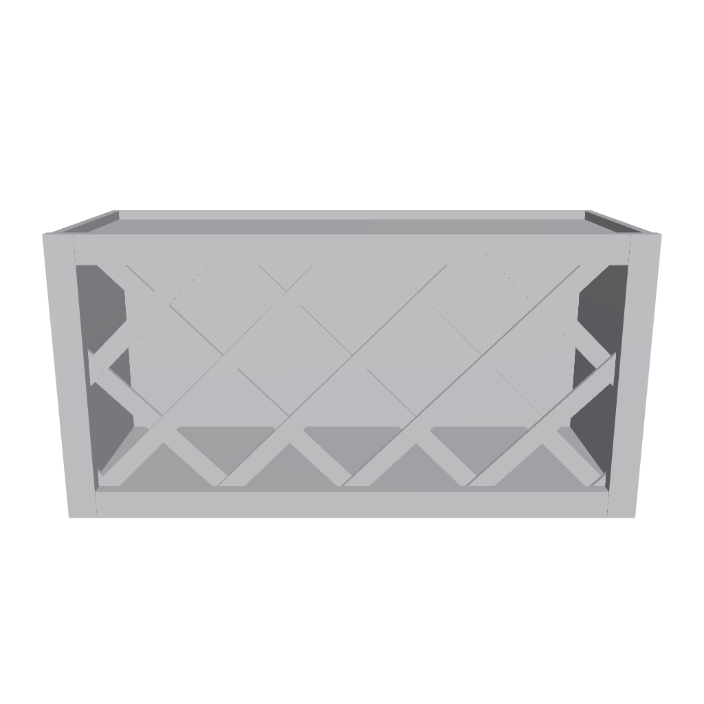 Modernform Cabinet Grey Shaker 30" W X 15" H X 12" D Wall Wine Rack