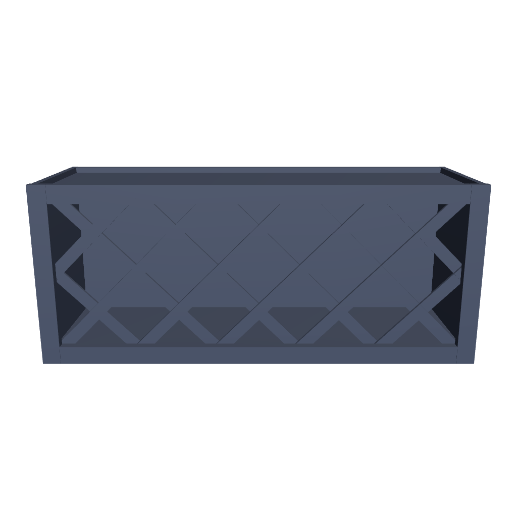 Modernform Cabinet Signature Blue 36" W X 15" H X 12" D Wall Wine Rack