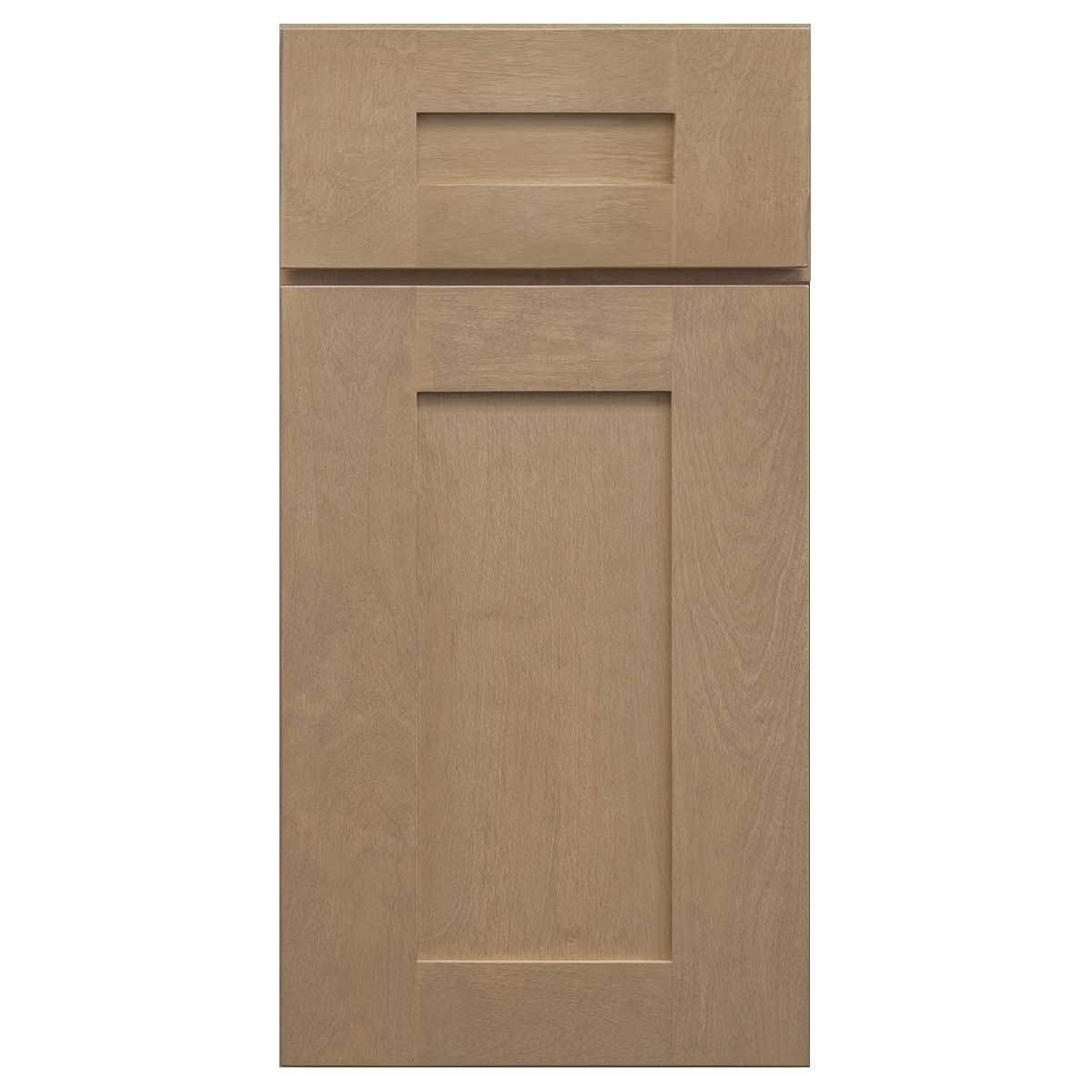 Mullion Door Wall Kitchen Cabinet WMD1536 Shaker Toffee LessCare 15 in. width 36 in. height 12 in. depth