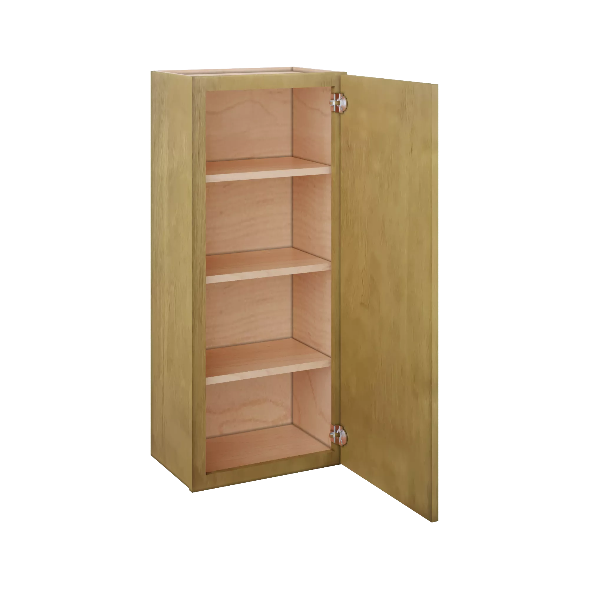 Modernform Cabinet Natural Shaker 18" W X 42" H X 12" D Single Door Wall Cabinet